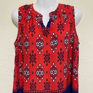 3 x $20 OR 2 x $15 - Aztec pattern blouse
